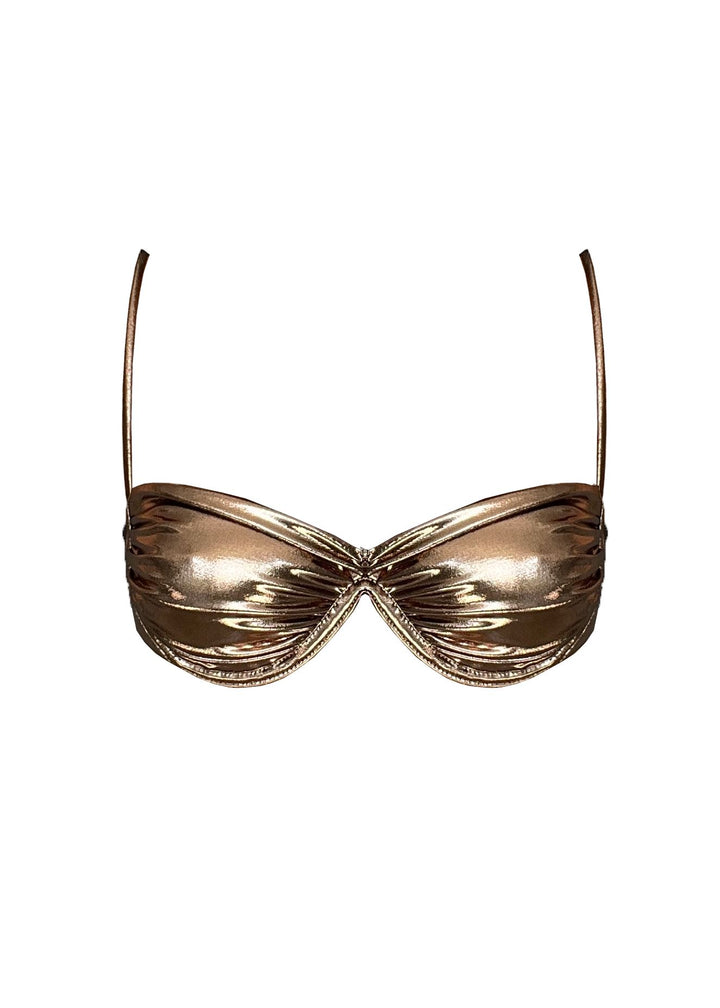 Ariel Top - Bronze Metallic Ariel Top XS 