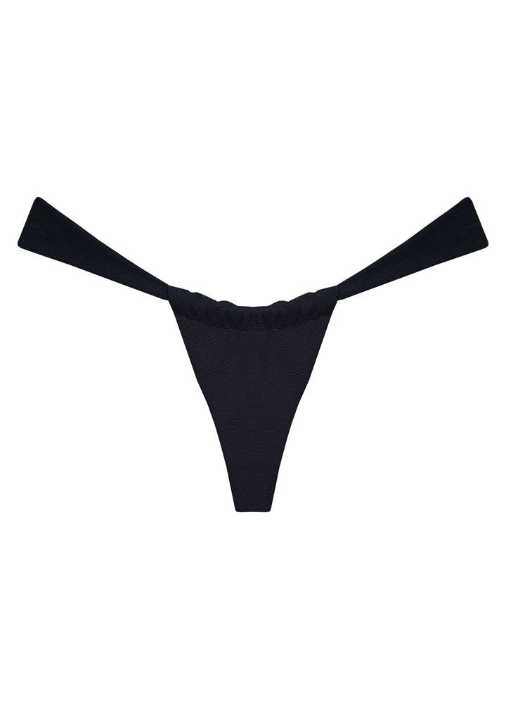 Bella Bottom - Black Sand Bottom Naked Swimwear XS 
