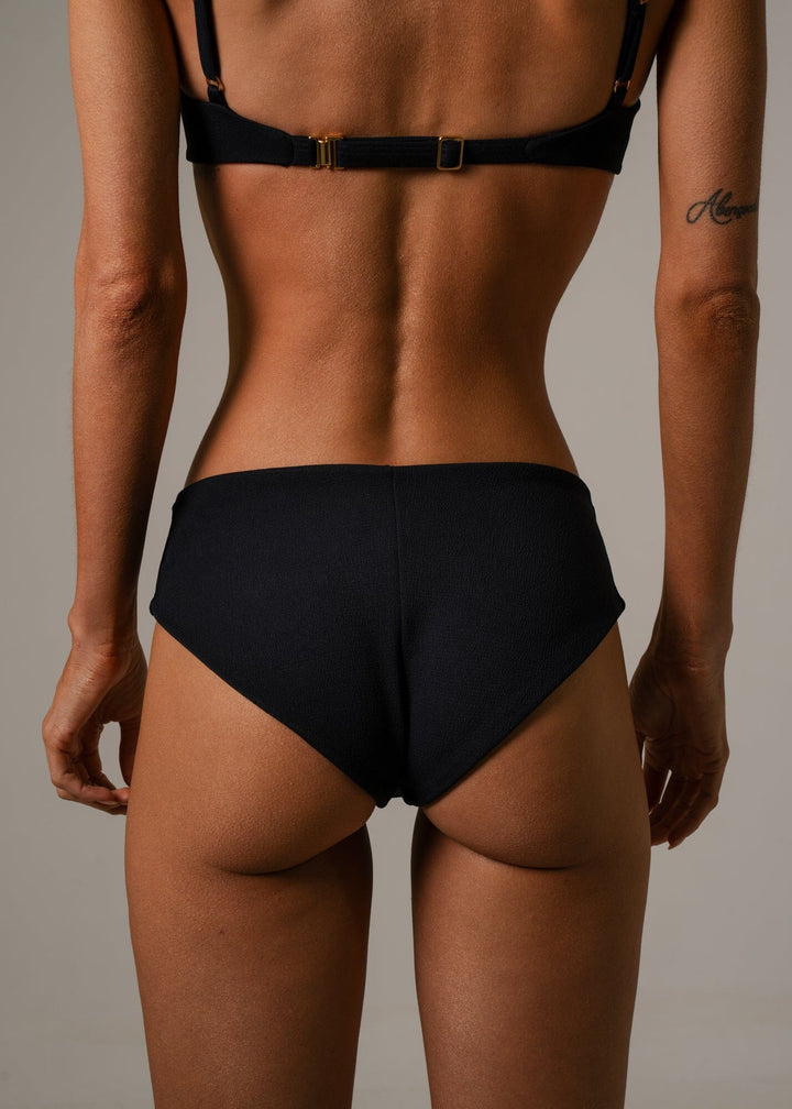 Kelly Bottom - Black Sand Bottom Naked Swimwear XS International 