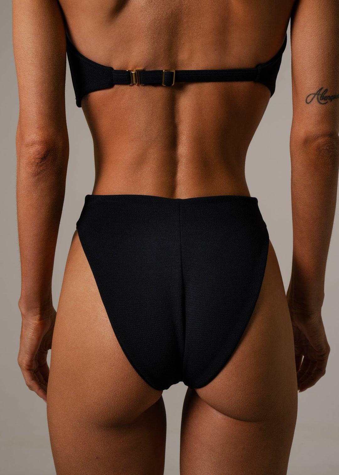 Loren Bottom - Black Sand Bottom Naked Swimwear XS International 