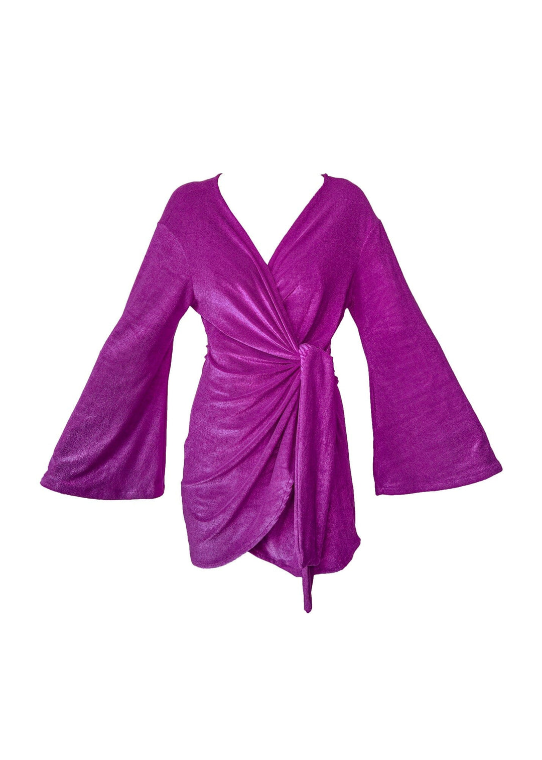 Vestido Celina - Atoalhado Magic Purple vestido celina PP 