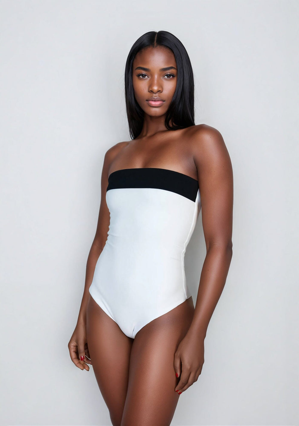 Claire One Piece - Blanc Sand Naked Swimwear 