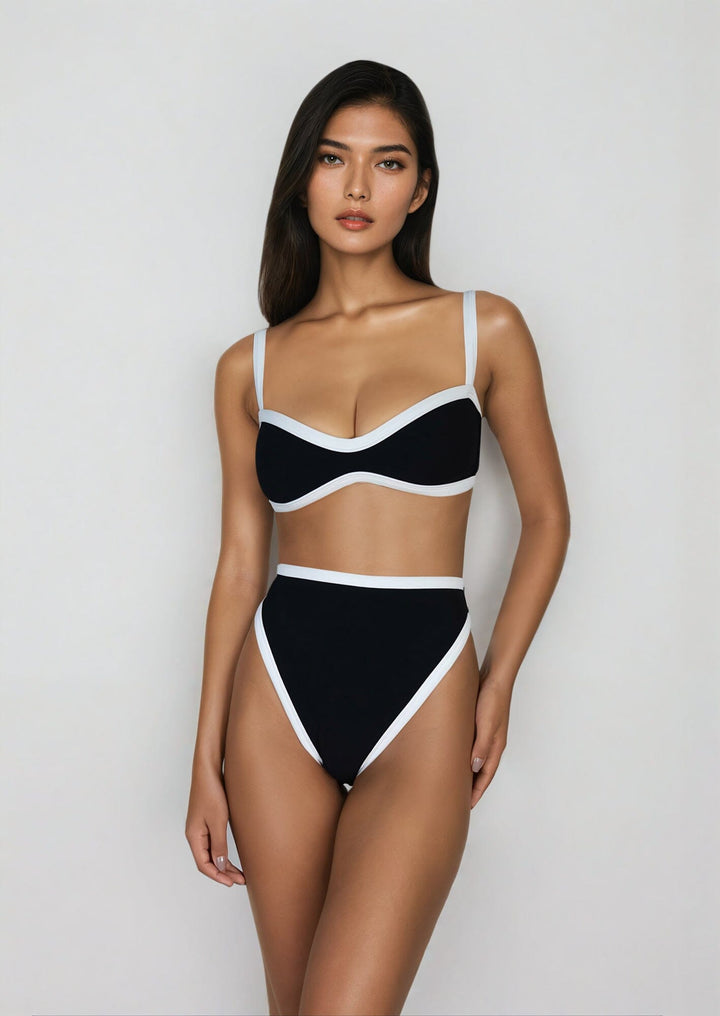 Liv Top - Noir Sand Naked Swimwear 