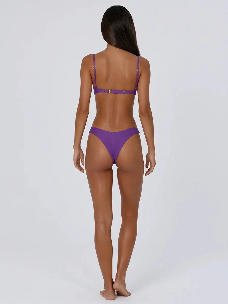 GAIA BOTTOM - BLUEBERRY Bottom Naked Swimwear 