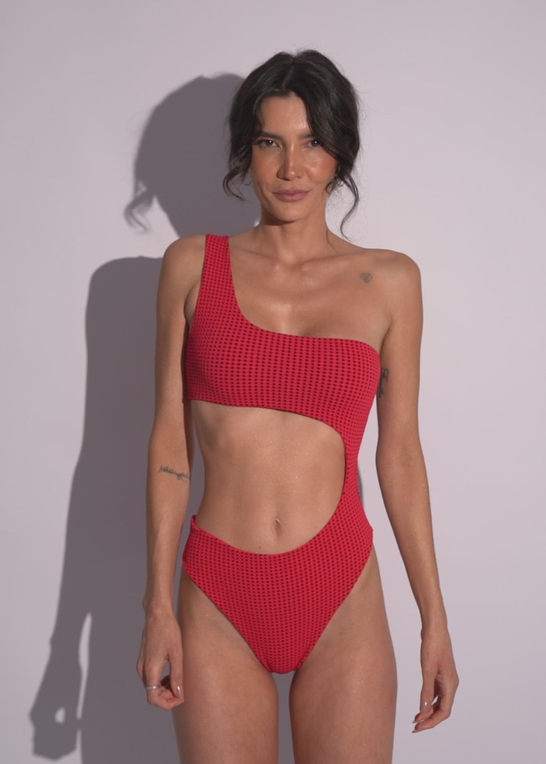 Cora One Piece - Red Vichy