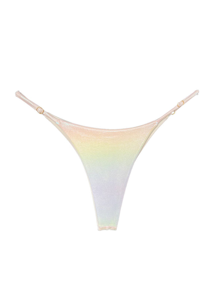 Alana Bottom - Iridescent Metallic Bottom Naked Swimwear 