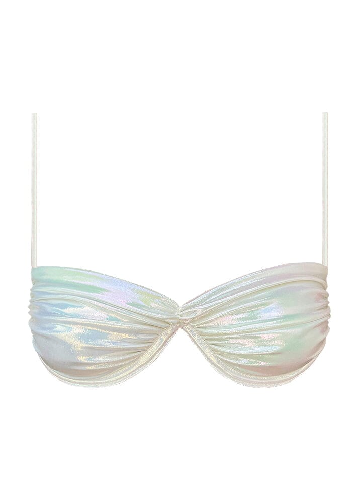 Ariel Top - Iridescent Metallic Top Naked Swimwear 