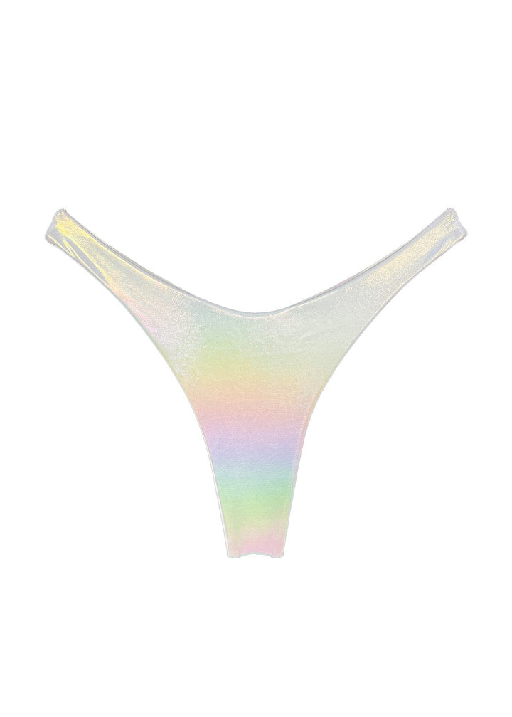 Brigitte Bottom - Iridescent Metallic Bottom Naked Swimwear 