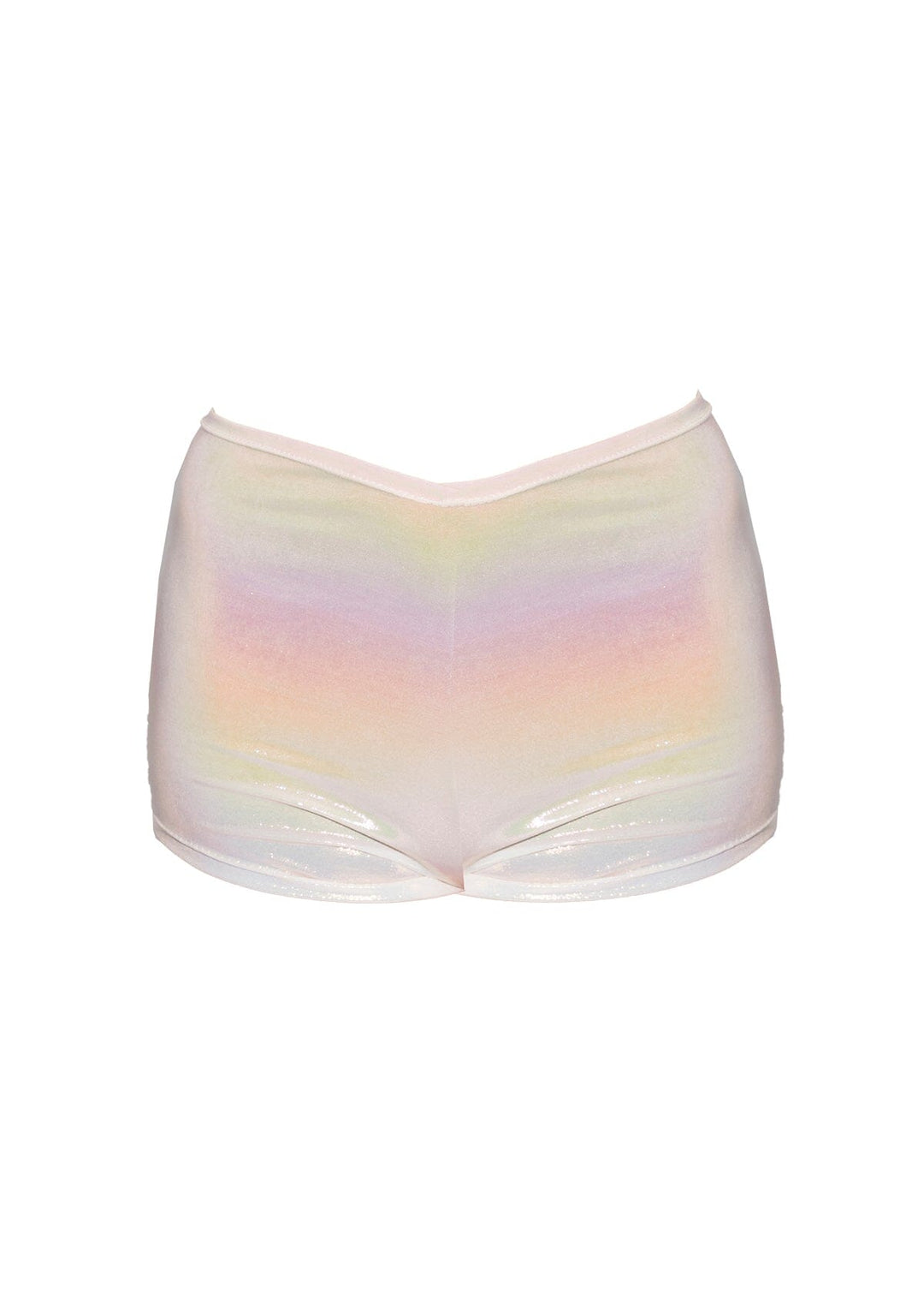 Hanna Shorts - Iridescent Metallic Beachwear Naked Swimwear 