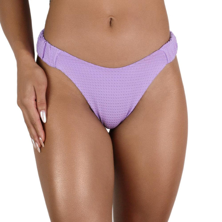 Helo Bottom - Lavender Dots Bottom Naked Swimwear XS 