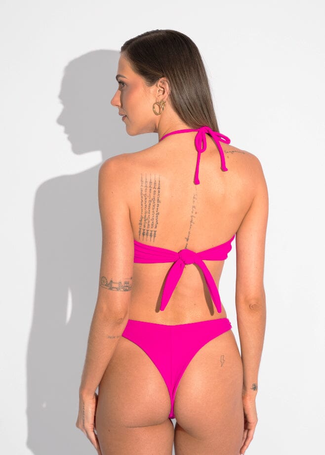 Suri Top - Pink Sand Top Naked Swimwear 